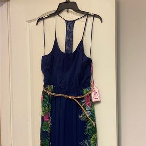 NWT Candies Lace Back Maxi Dress XL